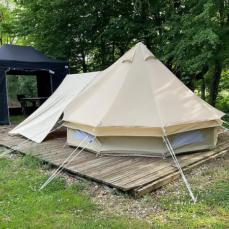 Camping Le Canoe Chaussin Exterior foto